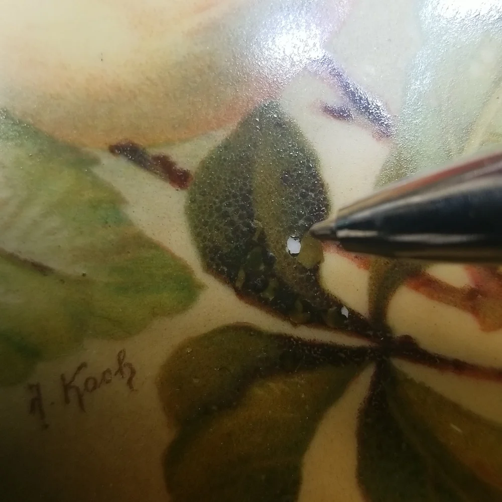 Antique J & C Louise Bavaria Apple Plate - Picture 11 of 14